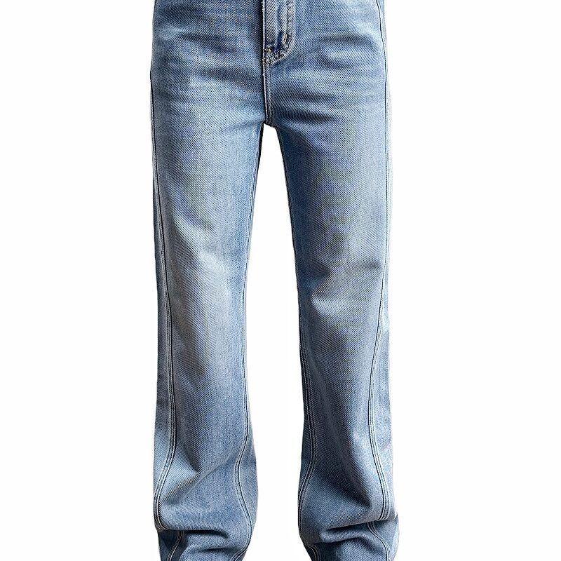 女装窄版直筒牛仔裤10#